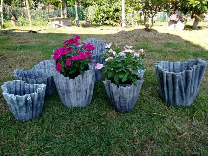 Towel cement pot, designed by yourself Kude Towel