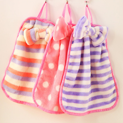 Coral velvet towel (3)