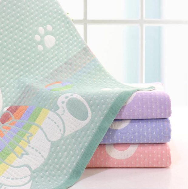 Cotton baby bath towel bulk (5)