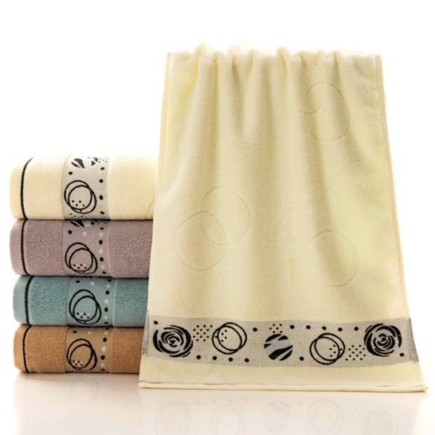 Absorbent cotton face towel (1)