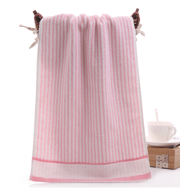 Plain color water absorbing couple towel (1)